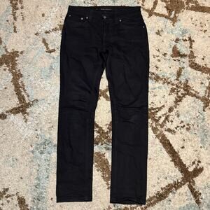 Nudie Jeans Black Grim Tim Slim Size 30x30